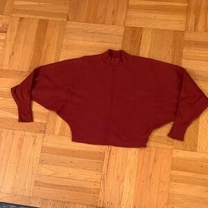 Women's autumn orange sweater
